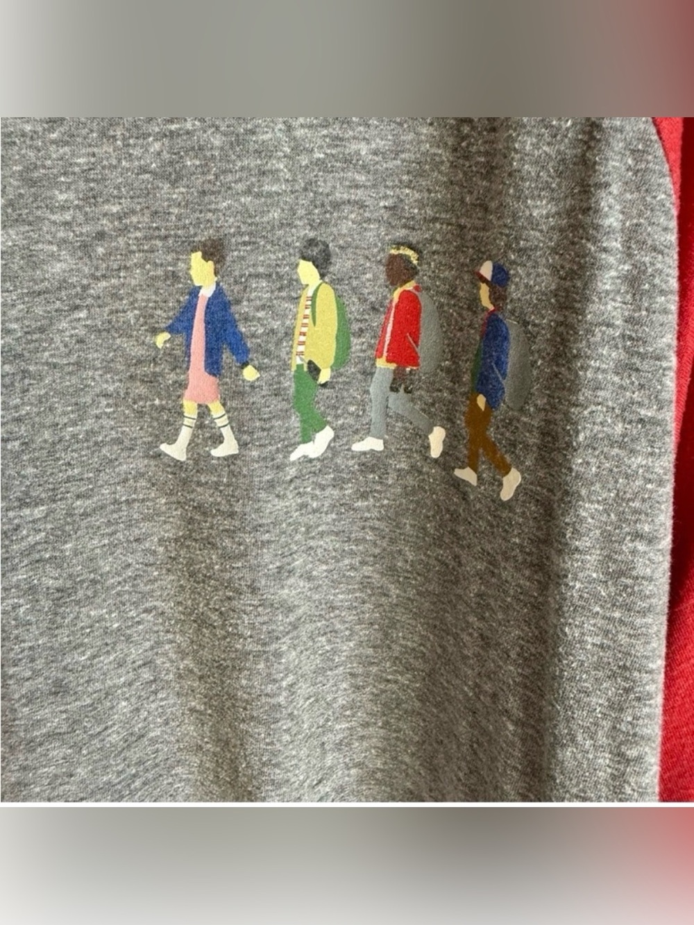 2X Stranger Things Raglan Baseball Shirt